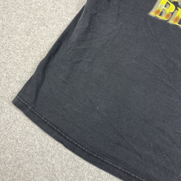 VTG The Rock T Shirt Mens Large WWF 1998 Know Your Role Doesn't Bleed Wrestling - Picture 11 of 12